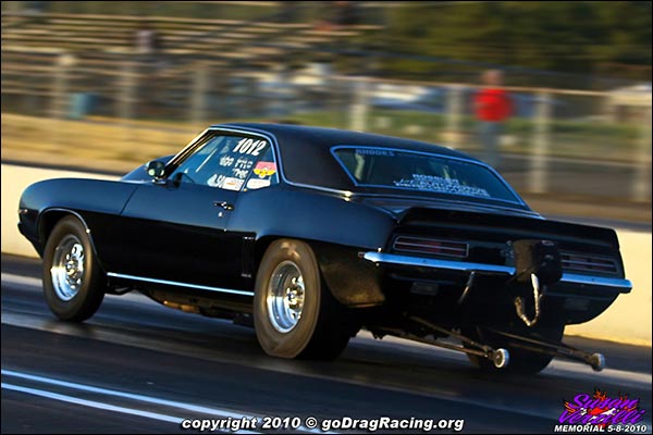 Bill Verzilli Racing His 8.50 Index Camaro Race Car